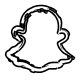 Snapchat icon black